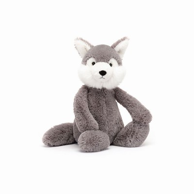 Jellycat Bashful Wolf Australia | 619702IQG